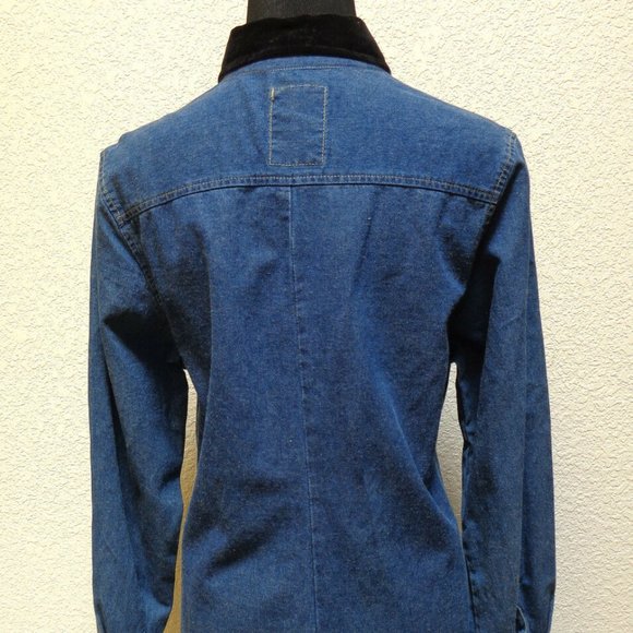 VINTAGE DENIM SHIRT DRESS PM - Picture 4 of 8